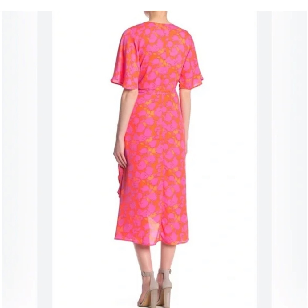 Nordstrom Bobeau Orna midi wrap dress - Picture 4 of 14